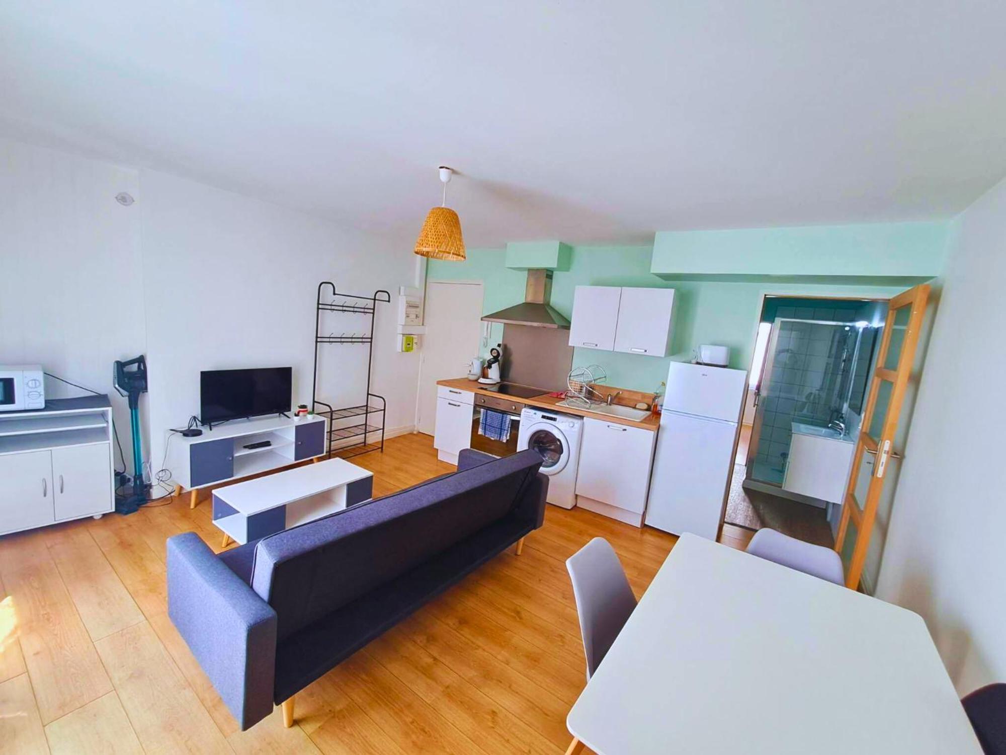 T2 Avec Balcon Le St Amand, 3 Pers, 2lits, Wifi Apartment